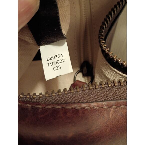 FRYE Melissa Swing Italian Leather Crossbody Bag - Picture 9 of 11